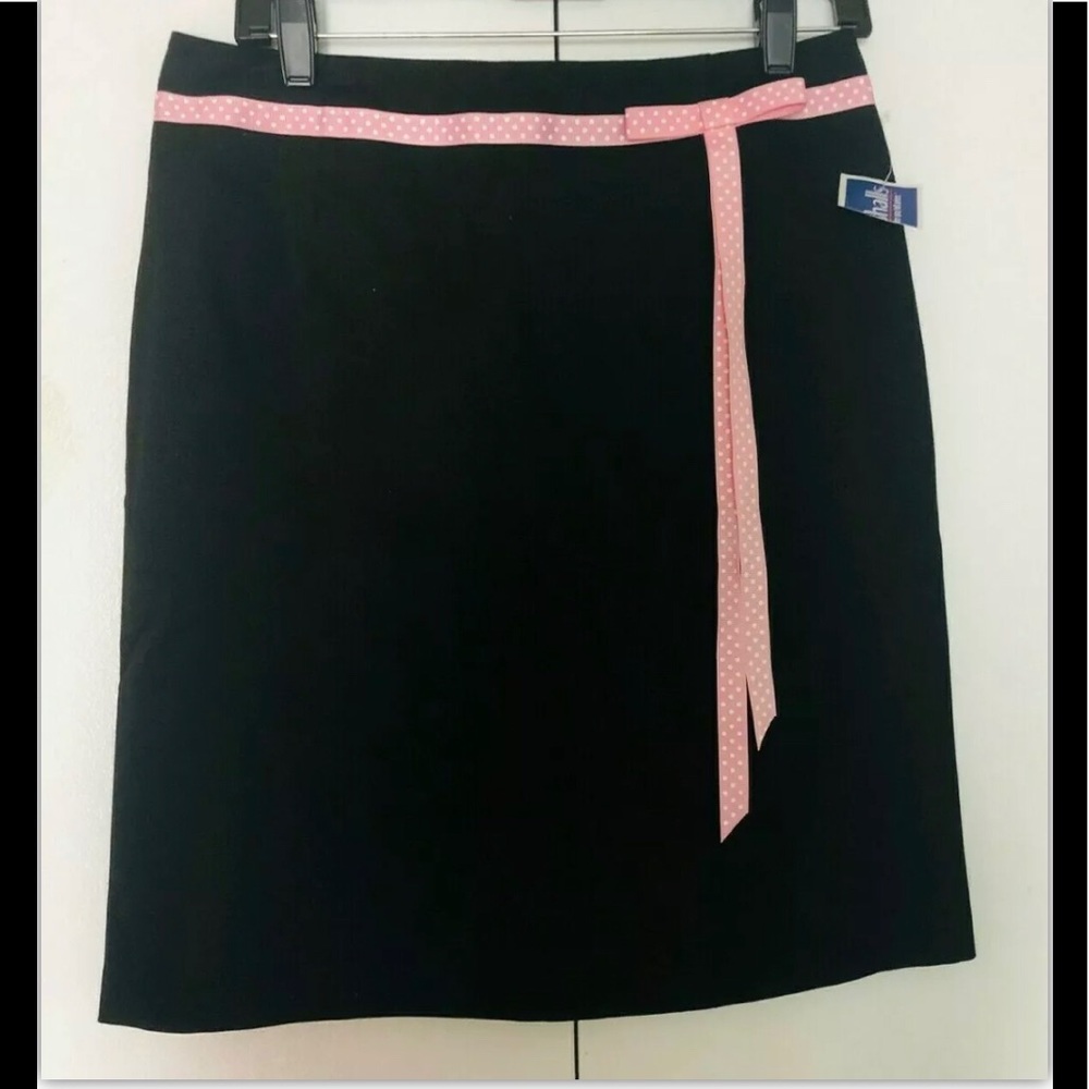 BRIGGS NY Skirt Sz 10💖New With Tags💖Pink Bow 💖